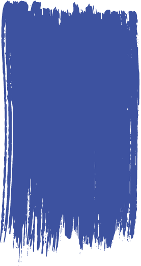 Blue brush stroke