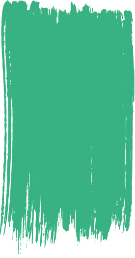 Green brush stroke