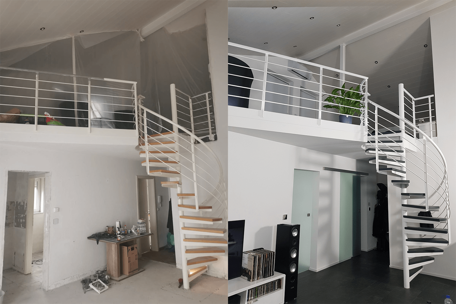 Wohnraum Transformation: Von Rohbau zu elegantem Wohnbereich